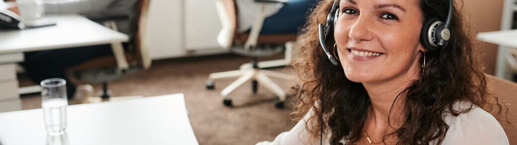 Mitarbeiterin Madeleine Noffke bei Kaffee Partner